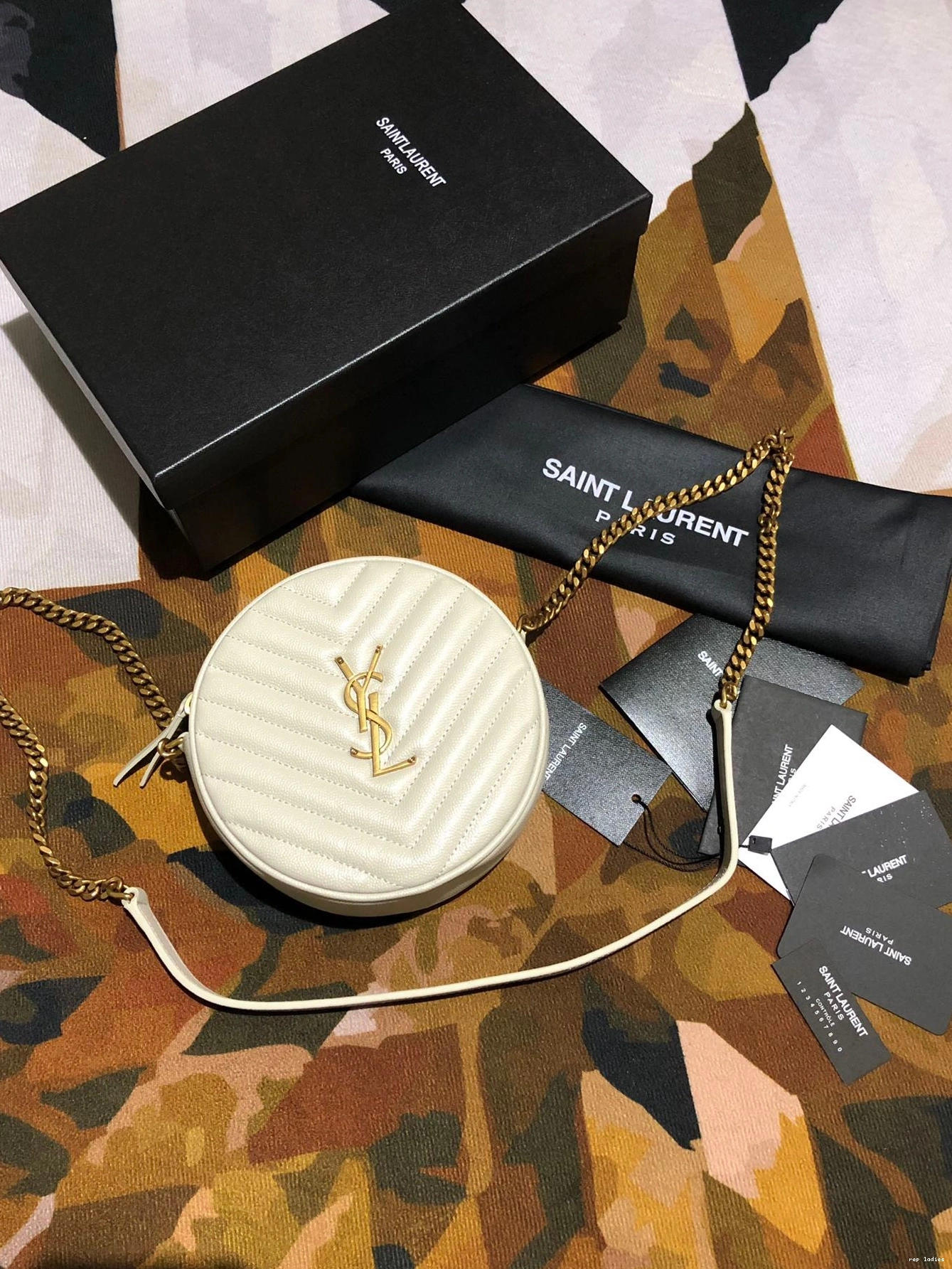 Repladies REP BAG VINYLE YSL ROUND CAMERA 0722